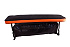 Сумка под сиденье Solar (1100х230мм, с накладкой) #черно-оранжевая