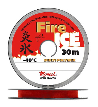 Монофильная леска Momoi Fire Ice 30м, 0,091мм, 1кг