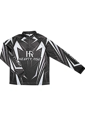 Джерси Hearty Rise Long Sleeves Breathable Shirt Черно-серая #L Джерси Hearty Rise Long Sleeves Breathable Shirt Черно-серая #L