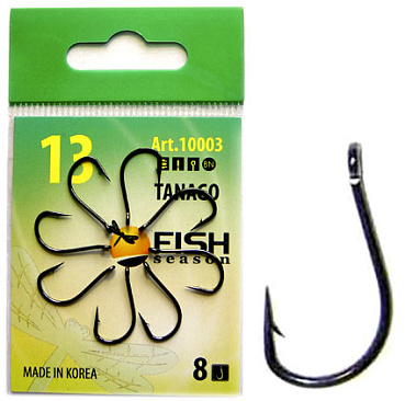 Крючок Одинарный Fish Crystal Tanago №13 8шт