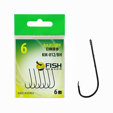 Крючок Одинарный Fish Crystal KM012 Baitholder №6 6шт