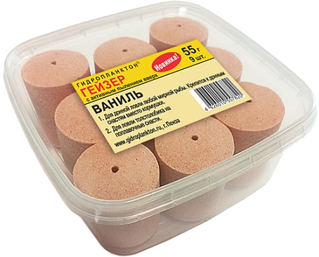 Технопланктон Гидропланктон Гейзер 55г, 9шт #Ваниль