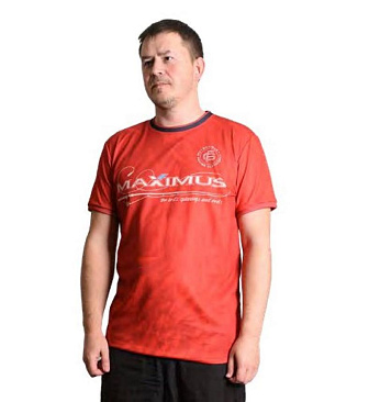 Футболка Maximus (XXL, красная)
