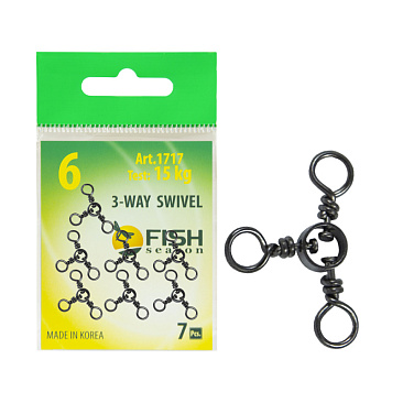 Вертлюг тройной №6, 15кг, 7шт