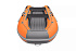 Лодка ПВХ Roger Zefir 3500 LT, НДНД, #оранжевый/графит