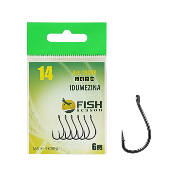 Крючок Одинарный Fish Crystal Idumezina №14 6шт