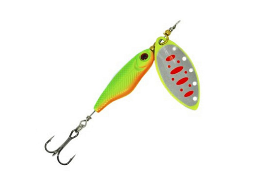 Блесна Вращающаяся Mottomo Spin Blade 2+, 12г #Fluo 46