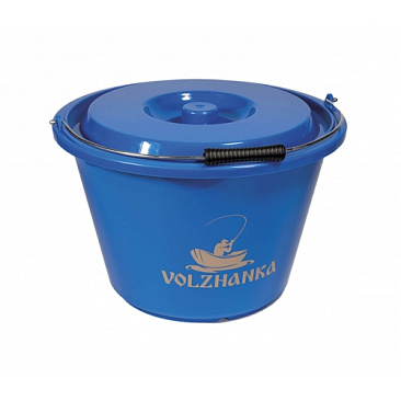 Ведро Волжанка с крышкой 17л
