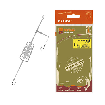 Готовая оснастка Orange #21 River Feeder Leadcore, 80гр, 1шт Готовая оснастка Orange #21 River Feeder Leadcore, 80гр, 1шт