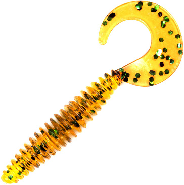 Приманка силиконовая Lucky John UltraWorm Curly 2" #PA19 Приманка силиконовая Lucky John UltraWorm Curly 2" #PA19