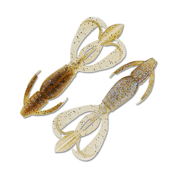 Приманка силиконовая Keitech Crazy Flapper 2,8" #462 Electric Smoke Craw