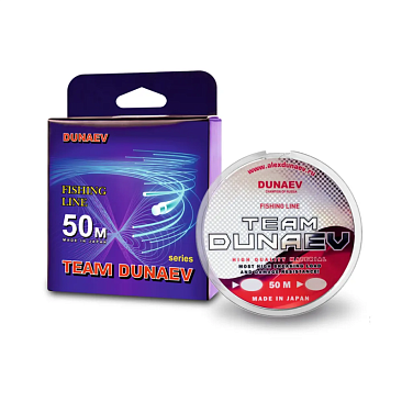 Монофильная леска Dunaev Team Dunaev 50м, 0,117мм