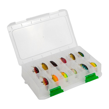 Коробка рыболовная Fisherbox 240D 240x150x50, прозрачная Коробка рыболовная Fisherbox 240D 240x150x50, прозрачная