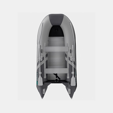 Лодка ПВХ Gladiator Light AL B330AL, алюминиевая слань #светло-темносерый