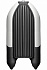 Лодка ПВХ Ривьера Компакт 3600 НДНД #светло-серый/черный