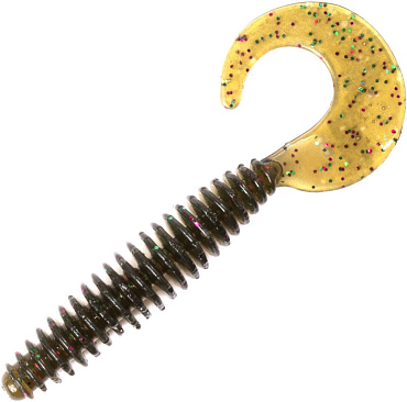 Приманка силиконовая Lucky John UltraWorm Curly 2" #PA03 Приманка силиконовая Lucky John UltraWorm Curly 2" #PA03