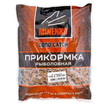 Прикормка гранулированная 10мм Minenko "Good Catch" 0,7кг #Чеснок Прикормка гранулированная 10мм Minenko "Good Catch" 0,7кг #Чеснок