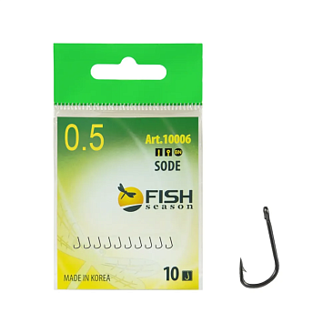 Крючок Одинарный Fish Crystal Sode №05 10шт