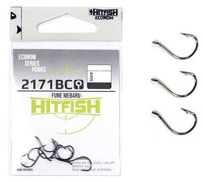 Крючок Одинарный HitFish ESH-2171 №10 9шт