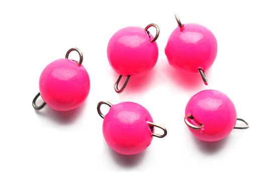 Груз "чебурашка" 40г, розовый, 5шт