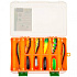 Коробка рыболовная Fisherbox 240D 240x150x50, оранжевая,