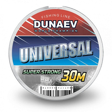 Монофильная леска Dunaev Universal 30м, 0,24мм