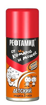Рефтамид "От комаров и мошек детский" 100 мл Рефтамид "От комаров и мошек детский" 100 мл