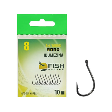 Крючок Одинарный Fish Crystal Idumezina №8 10шт