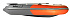 Лодка ПВХ Gladiator Light B B280, фанерная слань #оранжево-тёмносерый