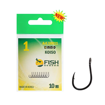 Крючок Одинарный Fish Crystal Sode №1 10шт