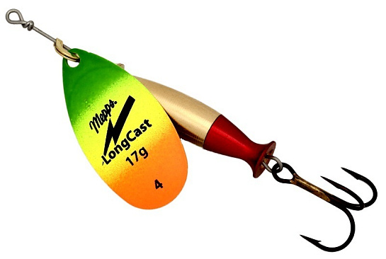 Блесна вращающаяся Mepps Aglia LongCast 4, 17г #Tiger Блесна вращающаяся Mepps Aglia LongCast 4, 17г #Tiger