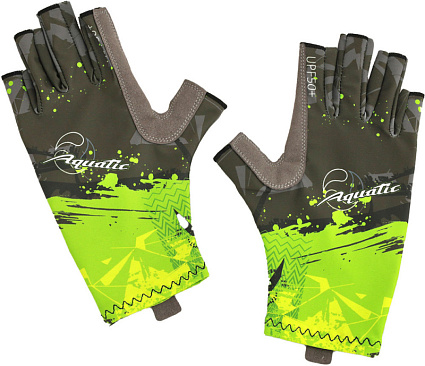 Перчатки Aquatic (размер S/M, CAMO LIME KHAKI) Перчатки Aquatic (размер S/M, CAMO LIME KHAKI)
