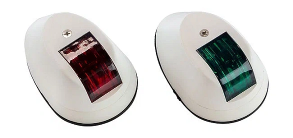 Огни ходовые Easterner накладные (Белые, пластик)