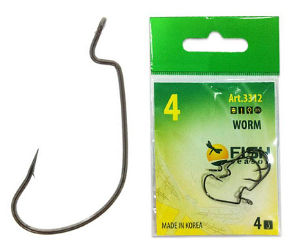 Крючок Офсетный Fish Season FS Worm №4 4шт