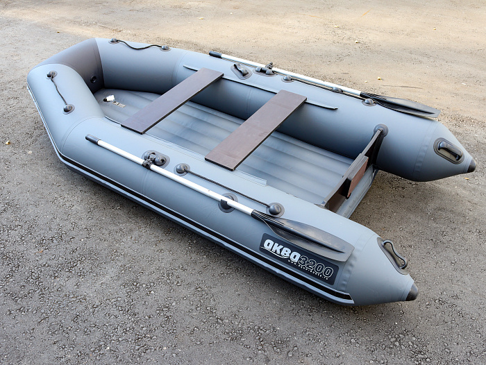Лодка ПВХ Аква 3200 НДНД #графит/черный по цене 39 000 ₽ — купить винтернет-магазине «Респект Актив»
