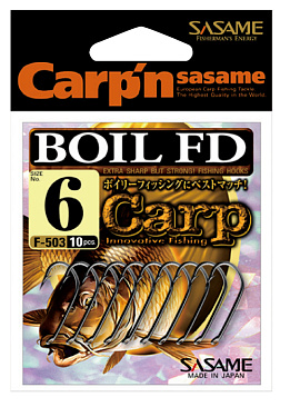 Крючок Одинарный Sasame Boil FD №4 