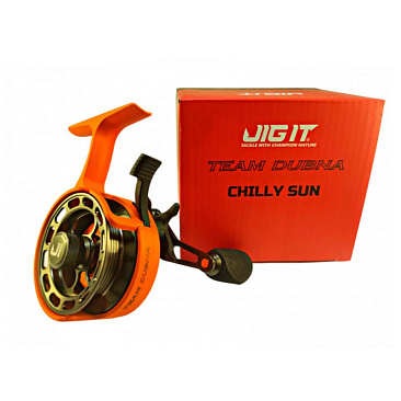 Катушка инерционная Jig It Team Dubna Chilly Sun LH