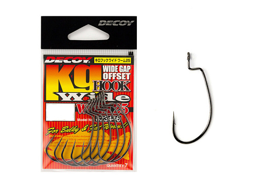 Крючок Офсетный Decoy Worm 25 №1/0 8шт
