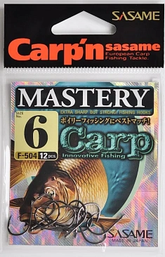 Крючок Одинарный Sasame Carping NS №6 