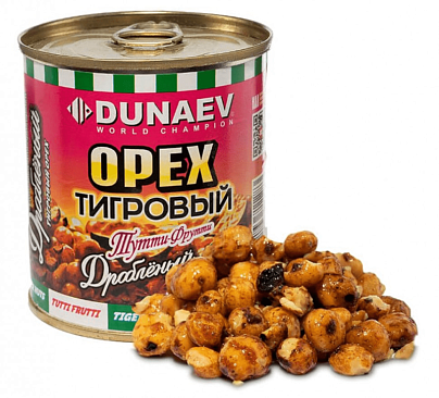 Добавка для прикормки Dunaev 320мл #Тигровый орех дробленый Тутти-Фрутти Добавка для прикормки Dunaev 320мл #Тигровый орех дробленый Тутти-Фрутти