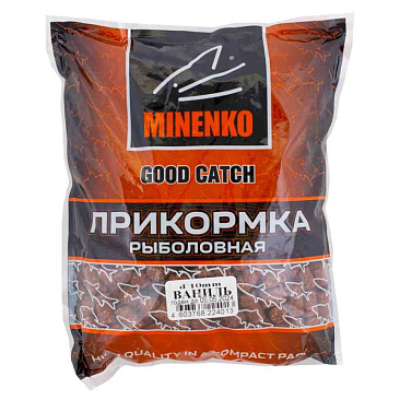 Прикормка гранулированная 10мм Minenko "Good Catch" 0,7кг #Ваниль Прикормка гранулированная 10мм Minenko "Good Catch" 0,7кг #Ваниль