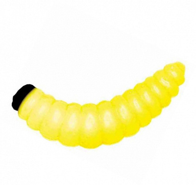 Силиконовая приманка LureMax Wood Worm 1" #001 Chartreuse