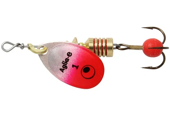 Блесна вращающаяся Mepps Aglia-E 1, 3г #Ag/Rouge Блесна вращающаяся Mepps Aglia-E 1, 3г #Ag/Rouge