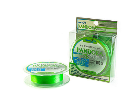 Плетеный шнур Hanzo Pandora Premium X8 # 1,5 31lb 13,9кг 0,21мм 150м #Зеленый (Green)