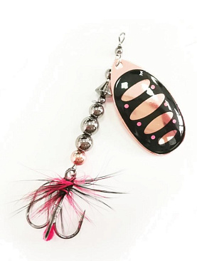 Блесна вращающаяся Mottomo Fire Blade 4, 17г #Copper 31