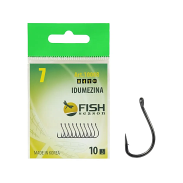 Крючок Одинарный Fish Crystal Idumezina №7 10шт