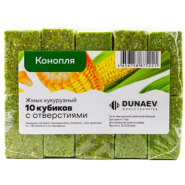 Жмых Dunaev кукурузный 300г #Конопля Жмых Dunaev кукурузный 300г #Конопля