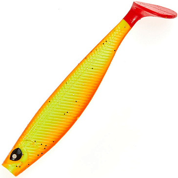 Приманка силиконовая Lucky John Red Tail Shad 7" #PG03